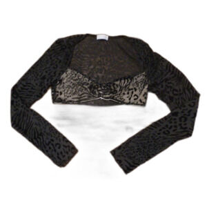 Outcast Black Crop Top Women's Size Medium